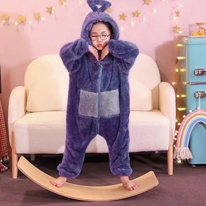 批发儿童婴儿卡通动物连体衣毛绒连身衣冬季万圣节角色扮演男女通用 OEM - Product Image 3