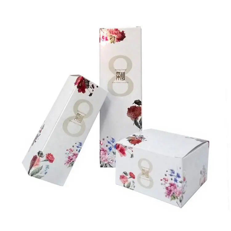 Cajas De Carton Biodegradable Recyclable Excellent Cosmetic Paper Box Packaging Essential Oil Packaging