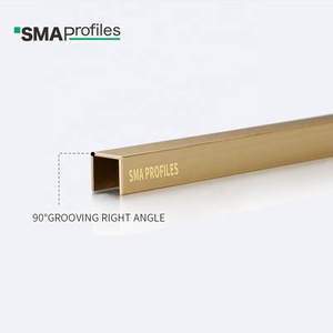 Smaprofiles Brass trang trí <span class=keywords><strong>U</strong></span> hình dạng hồ sơ cho gỗ Brass Inlay sứ sàn gạch <span class=keywords><strong>TRIM</strong></span> trang trí hình chữ <span class=keywords><strong>U</strong></span> dải kim loại - Product Image 5
