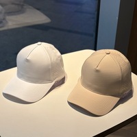 Gorra de Béisbol Impermeable con Logo Personalizable, Gorra Trucker de 5 Paneles con Perforaciones Cortadas con Láser, de Secado Rápido, Unisex