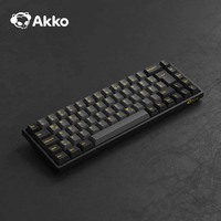 AKKO Noir et Or 3068B Plus Claviers Rétro-éclairés à LED RVB orientés vers le nord ISO