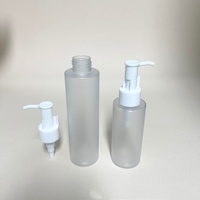 Vente directe usine – Emballage de luxe en plastique PET transparent 100 ml 120 ml avec pompe doseuse pour huile démaquillante et cosmétiques