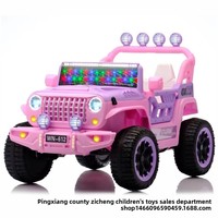 Voiture électrique à 4 roues pour enfants, jouet télécommandé pour garçons et filles de 3 à 6 ans