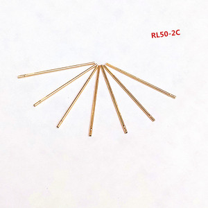 Connecteur à broches à ressort pour circuit imprimé (PCB) traversant, en laiton, pas de 0,86 mm, type RL50-2C ICT - Product Image 1