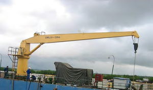 תעודת BV CCS RMRS לשימוש ימי, עגורן סיפון הידראולי עם זרוע קשיחה 1t 2t 3t 3.5t 5t סיבוב 360 מעלות °   סיבוב - Product Image 6