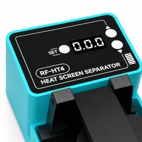 Penjepit Pembongkaran Kaca LCD Ponsel dengan Alat Pembuka Layar Berpemanas Model RF-HT4 Garansi 1 Tahun