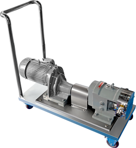 Bomba de rotor de leva sanitaria de acero inoxidable HONEMIX, bomba de lóbulos rotativos de grado alimenticio para transferencia de alta viscosidad PM - Product Image 1