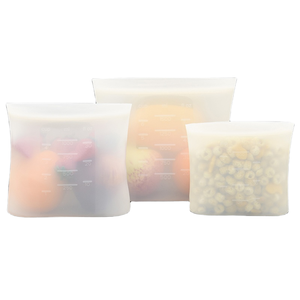 BPA Free Silicone Multifunction Food Storage Bags Leakproof Steam Sanitizing Kitchen & Freezer Reusable for Baby & Kids Feeding - Product Image 4