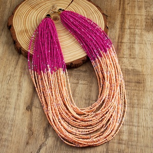 Collar de Cuentas Hecho a Mano con Cuentas de Colores de Estilo Bohemio Retro de Moda 2025 - Product Image 6