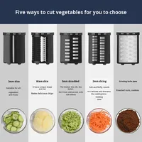 Hachoir Électrique Multifonctionnel Bailite 3-en-1 800W à Faible Bruit pour Légumes, Jus et Viande – Nouveauté Très Demandée