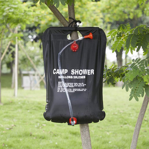 <span class=keywords><strong>Douche</strong></span> solaire <span class=keywords><strong>portable</strong></span> en PVC ultralégère pour le camping, les voyages en plein air et la plage - Product Image 2
