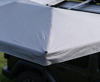 Auvent de toit de voiture Haval 4x4 tout-terrain pour camping en plein air, étanche, extensible de 90 à 360 degrés, avec LED intégrées, rétractable