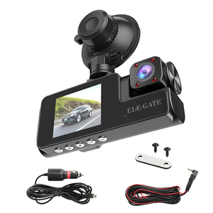 Cámara para Auto Ele-Gate de Doble Lente, 1080P Frontal, 720P Interior, Visión Nocturna - Product Image 4