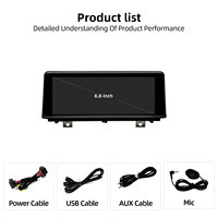 Système de navigation pour voiture avec écran central de 8,8 pouces pour les modèles BMW Série 1/2/3 F20 F22 M2 F87 2013-2016
