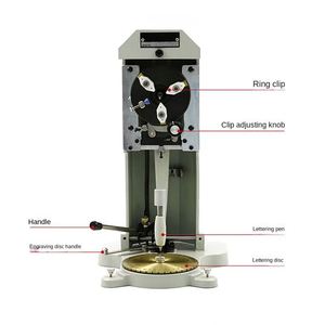 Machine à graver les bijoux de petite taille avec outil de confirmation de la taille pour l'engravure des trous intérieurs - Product Image 5