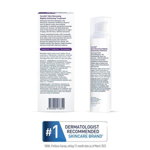 Sérum exfoliant de nuit régénérant pour la peau 100% USA avec acide glycolique et lactique pour le visage, traitement anti-âge, 1,7 oz - Product Image 3