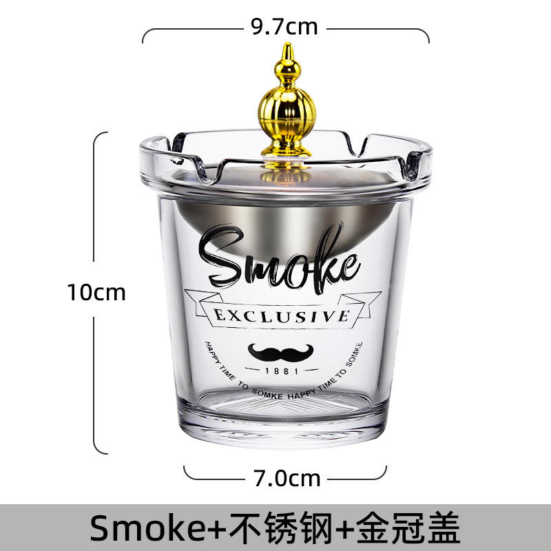 Version fumée *1 avec entonnoir et couvercle