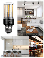 Ampoule LED Corn E14 E27 B22 à économie d'énergie, nouvelle conception LOHAS, super éclairage, pour la maison