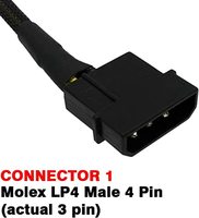 Kabel Adaptor Daya Konverter 4 Pin Male ke PCIe 8(6+2) Pin Male Berkualitas Tinggi 16 AWG Berlapis Kabel Elektronik