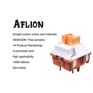 Aflion DIY Clavier mécanique linéaire tactile rouge bleu marron noir aflion interrupteur personnalisé pour geek - Product Image 1