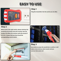 Kit d'outils de détection de disjoncteurs UT25A MAOTEWANG UNI-T avec indicateur LED, testeur de prise électrique automatique certifié CE 110V B576