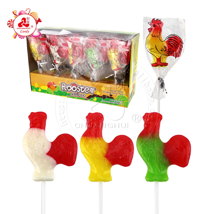 rooster lollipop