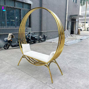 Canapé en forme de cage à oiseaux en cuir PU pour mariage, restaurant, cadre de canapé utilisé pour les mariages - Product Image 6