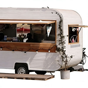 Chariot alimentaire mobile multi-étagères, commercial, direct usine, pour marché nocturne, stand de rue, stockage, vente de snacks et de traiteur - Product Image 4