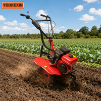 Motoculteur Rotatif à Entraînement par Courroie à Essence OEM ODM, Durable, Garantie 1 An, 7HP 9HP pour Ferme Horticole, Fournisseur d'Usine