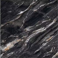 Foshan Supply 600x600 Carrelage de sol aspect marbre Couleur foncée Carrelage de sol motif marbre Porcelanato