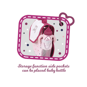 Baby <strong>Doll</strong> Changing Travel Diaper Storage Bag with Baby <strong>Doll</strong> Accessories Gift Set for Girls - Product Image 6
