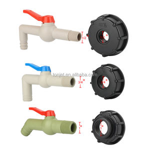 Connecteur S60x6 1/2 "3/4" 1 "PVC allongé Long <span class=keywords><strong>robinet</strong></span> étendu <span class=keywords><strong>robinet</strong></span> Drainage jardin fluide tuyau raccords IBC Valve adaptateur - Product Image 4