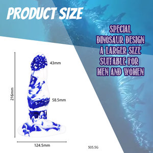 SEXBAY الأمازون أفضل بائع لعبة الجنس تخصيص قضبان اصطناعية الوحش الحيوان القضيب اللعب الغريبة دسار مصممة خصيصا دسار خاص - Product Image 5