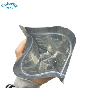 Eco amigable de impresión <span class=keywords><strong>mate</strong></span> de papel de aluminio bolsa de bolsas <span class=keywords><strong>con</strong></span> cierre de cremallera superior para el té. - Product Image 5