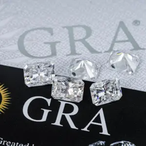 Stralend Gesneden Groothandel Mossanite Gra Gecertificeerd Wit Pass Diamant Tester Diamant D Ef Kleur Vvs Losse Moissanite