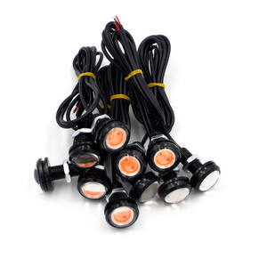 En Stock 12V 23mm 5630 4SMD LED Eagle Eyes luz de conducción Luz de circulación diurna doble Color DRL lámpara de señal de estacionamiento de marcha atrás - Product Image 2