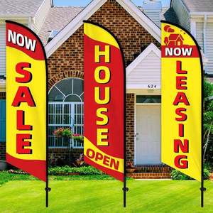 Banderas de Playa Portátiles Impermeables Promocionales, Asta de Aluminio, Sublimación a Doble Cara, Bandera Publicitaria para Tiendas de Cigarrillos - Product Image 5