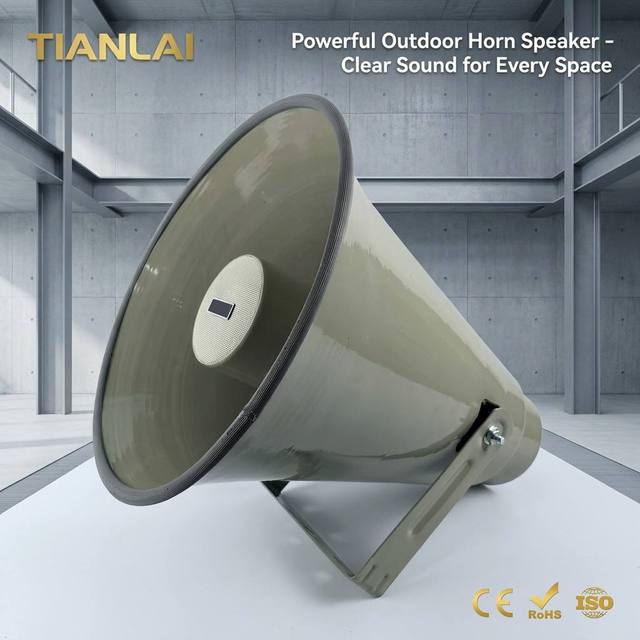 High Definition Long Range Horn Speaker Professional Mosque Audio System Complete Sound Solution for Prayer Hall & Mosque
