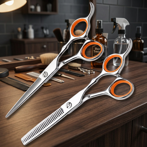 Coffret de ciseaux de coiffure professionnels ASAP 6 pouces pour droitiers, en acier inoxydable, avec ciseaux à effiler de qualité, kit de ciseaux de salon - Product Image 2