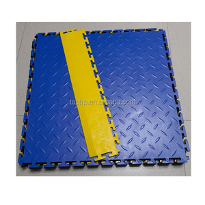 Top Quality Rubber Pvc Garage <b>Floor</b> <b>Tiles</b> <b>Interlocking</b> Plastic Industrial For Heavy Duty Warehouse Workshop Manufacturer - Product Image 3