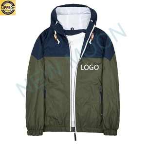 Custom Blank <b>Thin</b> Nylon Retro Vintage <b>Jacket</b> Pullover Hoodie UPF50+ <b>Waterproof</b> Windbreaker <b>Jacket</b> - Product Image 4