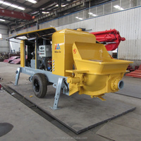 Machine de transport à haute efficacité Minle HBTS50-13-85R, alimentée au diesel, contrôlée par PLC, distance horizontale de 500 m, distance verticale de 100 m, vitesse de 40 m/h