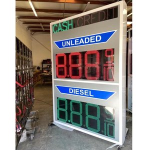 Bán Hàng nóng chất lượng cao LED xăng/dầu/xăng/nhiên liệu giá đăng <span class=keywords><strong>7</strong></span> đoạn hiển thị kỹ thuật số cho Individuel và chuỗi trạm xăng - Product Image 5