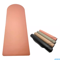 Tapis de Yoga Incurvé en Caoutchouc Naturel PU, Écologique, avec Logo Personnalisé, pour Musculation, Entraînement Physique, Exercice et Pilates