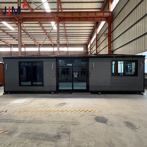 مبنى مكتبي من حاويات الشحن الفولاذية القابلة للطي مقاس 20 قدم و40 قدم من JJM House مع غرفة نوم ومطبخ وحمام - معزول ومقاوم للماء - Product Image 2