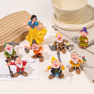Figurine Personnalisée de <span class=keywords><strong>Dessin</strong></span> <span class=keywords><strong>Animé</strong></span>, Décoration de Gâteau, Paysage, Ensemble de Poupée Jouet Modèle en Plastique, 8 Pièces, Cadeau d'Anniversaire - Product Image 2