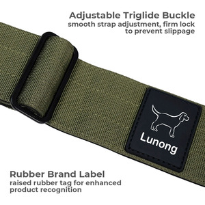 Collar Táctico Resistente para Perro, Ajustable, de Nailon Duradero, Colores y Diseños Personalizados para Perros de Trabajo Fuertes - Product Image 2