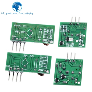 Kit de liaison de Module émetteur et récepteur <span class=keywords><strong>RF</strong></span> 433 Mhz pour ARM/MCU WL bricolage 315MHZ/433MHZ télécommande sans fil pour Kit de bricolage <span class=keywords><strong>arduino</strong></span> - Product Image 5