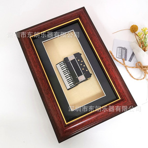 Cadre photo détachable créatif pour <span class=keywords><strong>instrument</strong></span> de musique, artisanat en résine, décorations d'intérieur, figurines, fabriqué en Chine - Product Image 4