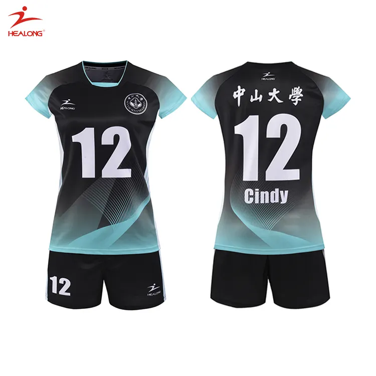 Camiseta de voleibol personalizada, último diseño, uniforme de voleibol para mujer